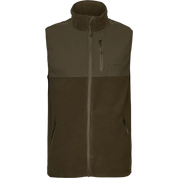 Harkila Fjell Fleece Waistcoat - Hunting Green/Willow Green