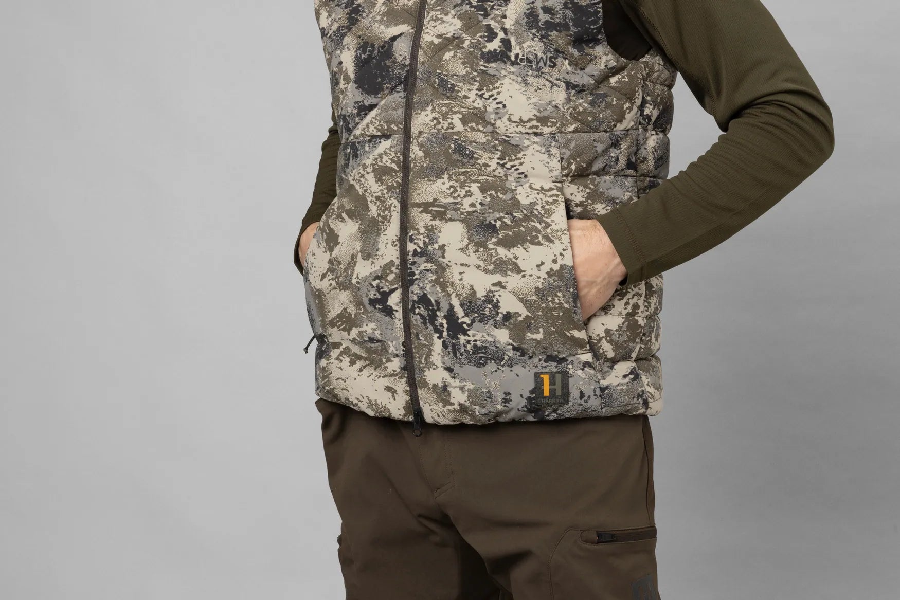 Härkila Camo HSP Insulated Waistcoat - AXIS MSP Mountain - UK M