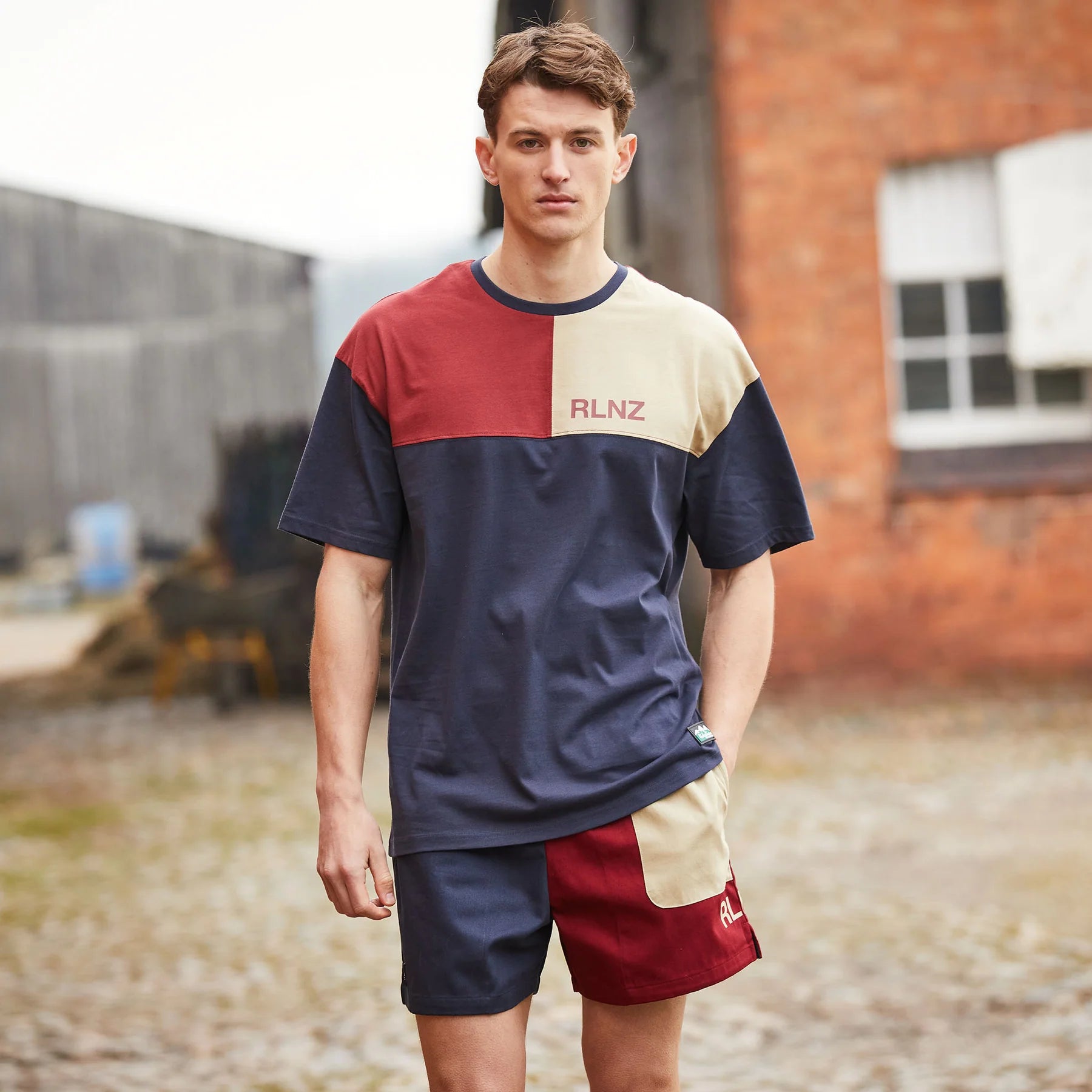 Ridgeline Unisex Backslider Shorts - Navy Multi