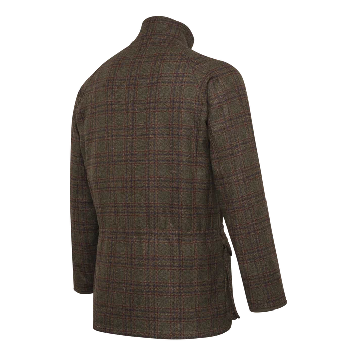 Beretta St James Tweed Coat - Brown & Red Check