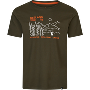 Seeland Landscape T-Shirt - Pine Green