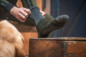 Seeland Field Thermo Sock - 2Pack - Pine Green Melange/Grey Melange