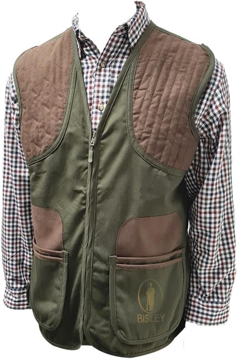 Bisley Shooting Vest - Olive Green