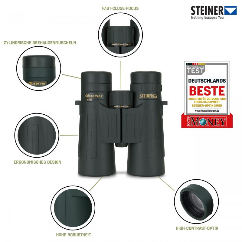 Steiner Observer 8x42 Binoculars