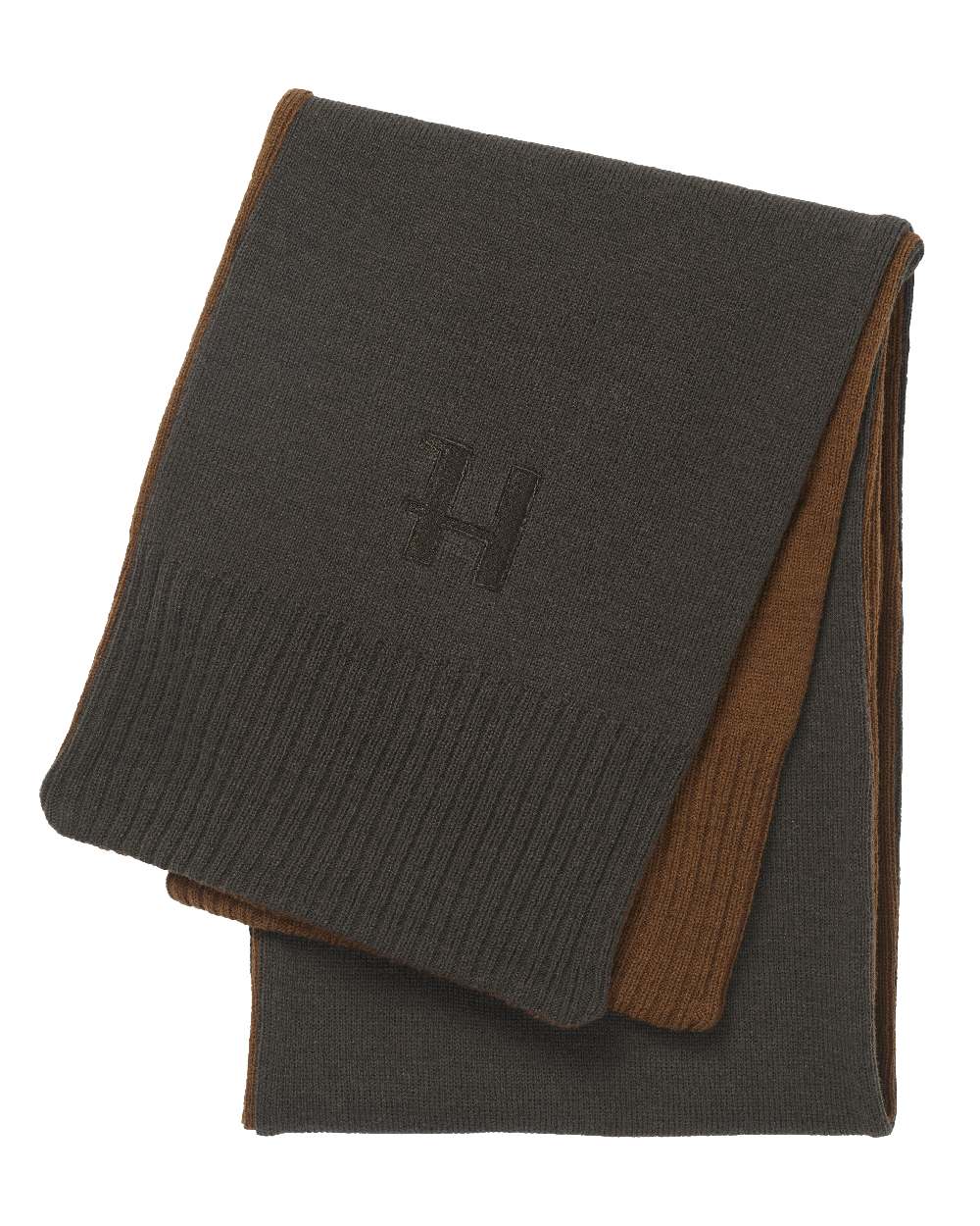 Harkila Reversible Scarf - Shadow Brown/Rustique Clay (One Size)