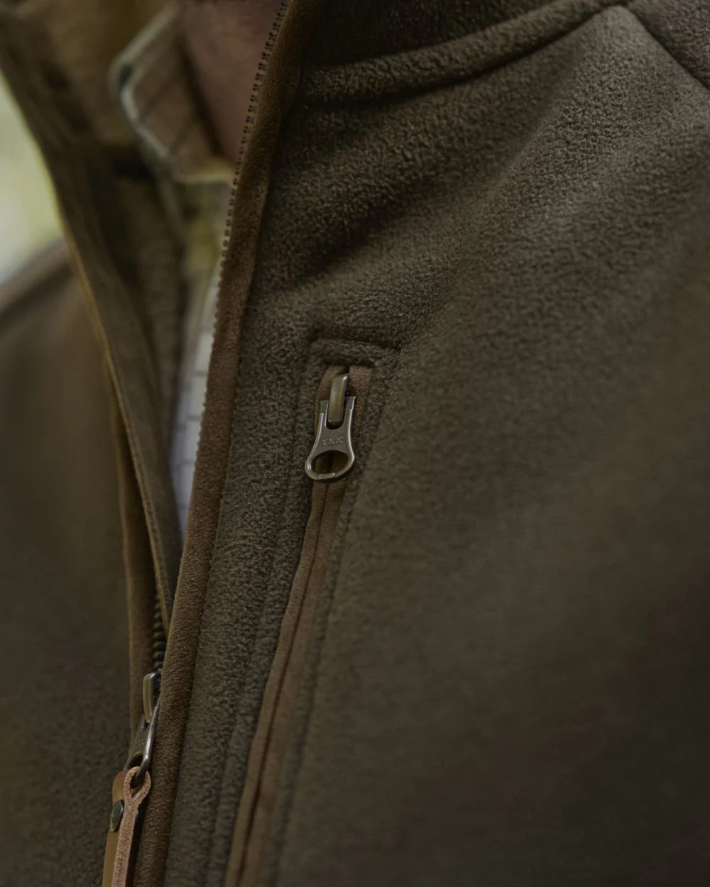 Harkila Sandhem Sherpa Fleece Waistcoat - Willow Green