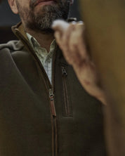 Harkila Sandhem Sherpa Fleece Waistcoat - Willow Green