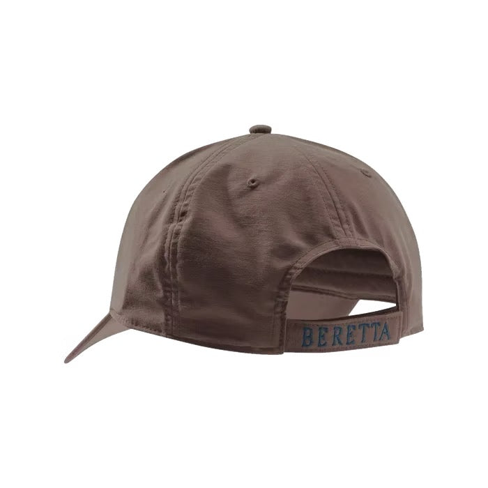 Beretta Big B Cap - Brown Tan & Blue Total Eclipse