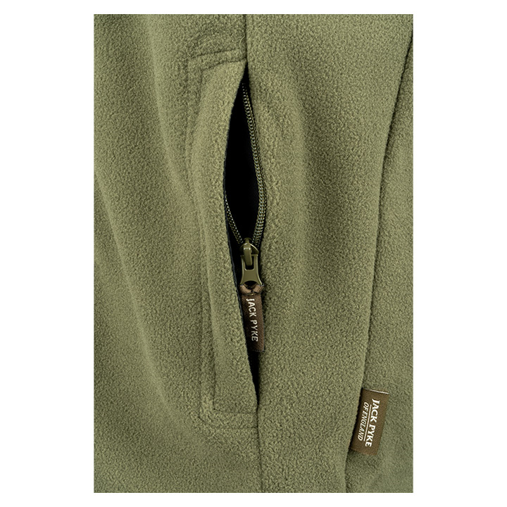 Jack Pyke Countryman Fleece Gilet - Light Olive