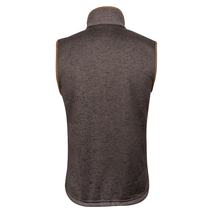 Jack Pyke Melange Fleece Gilet - Brown Fleck