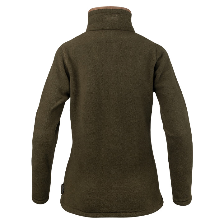 Jack Pyke Ladies Countryman Fleece Pullover - Dark Olive