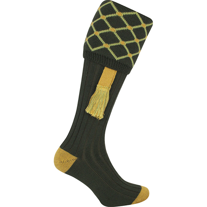Jack Pyke Diamond Shooting Socks - Green