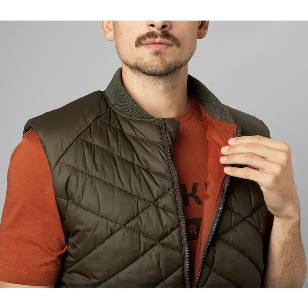 Harkila Logmar Insulated Packable Waistcoat - Willow Green