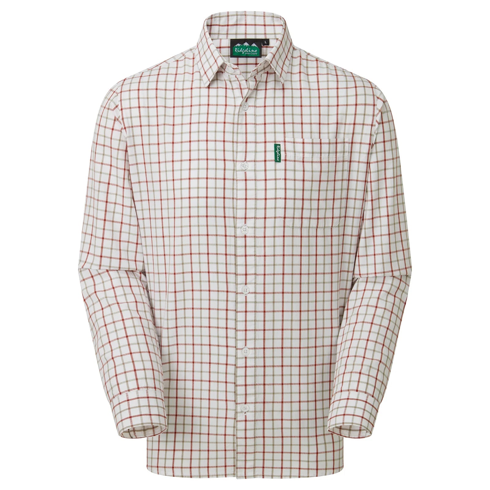 Ridgeline Sedgebrook Shirt - Russet/Roasted Cashew Check