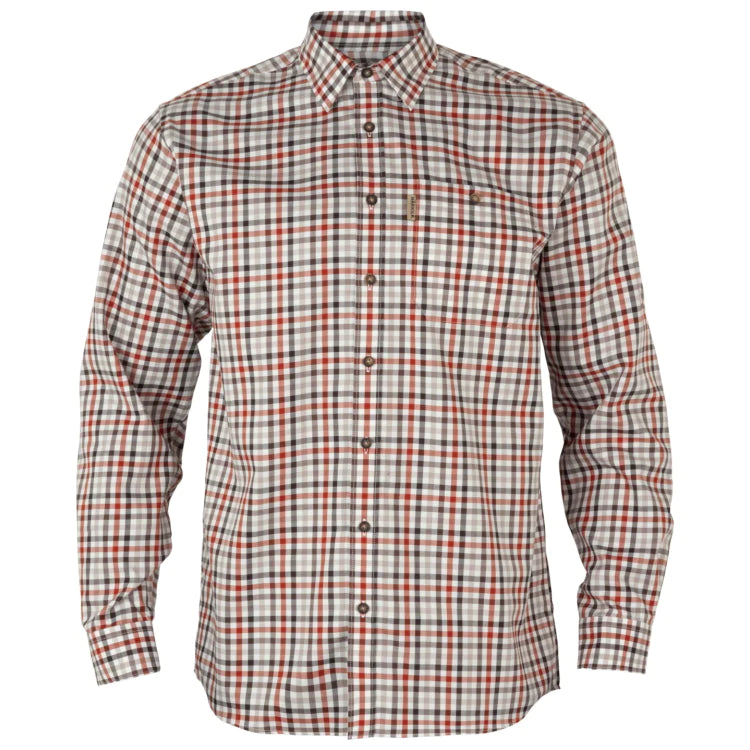 Harkila Milford Shirt - Bloodstone Red/White Check