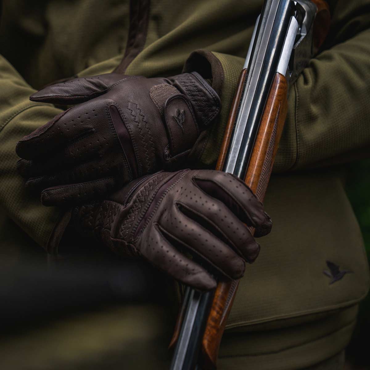 Seeland Aim Shooting Gloves - Chocolate Torte