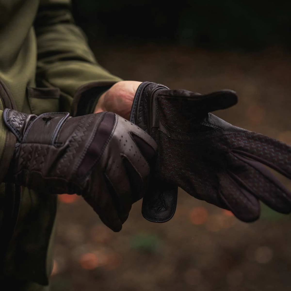 Seeland Aim Shooting Gloves - Chocolate Torte