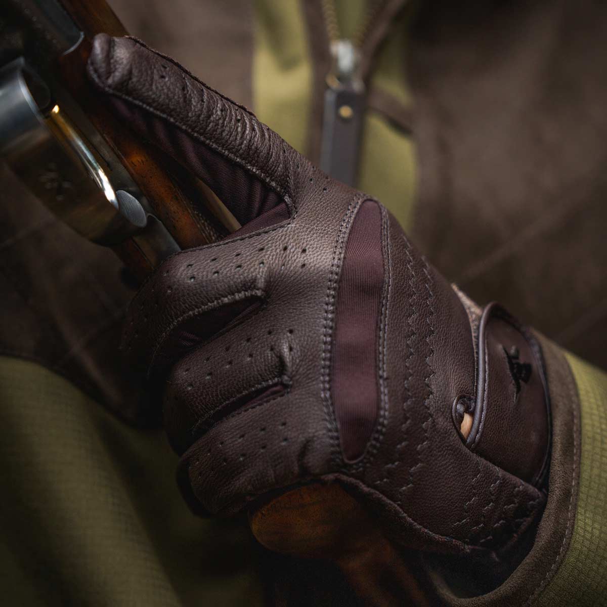 Seeland Aim Shooting Gloves - Chocolate Torte