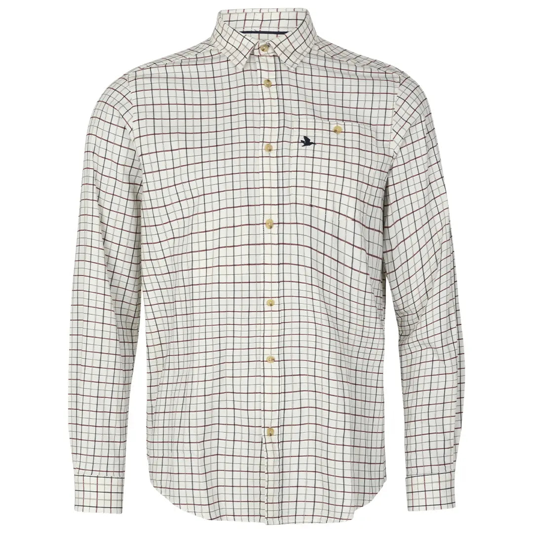 Seeland Shooting Shirt - Cabernet/Blue Check