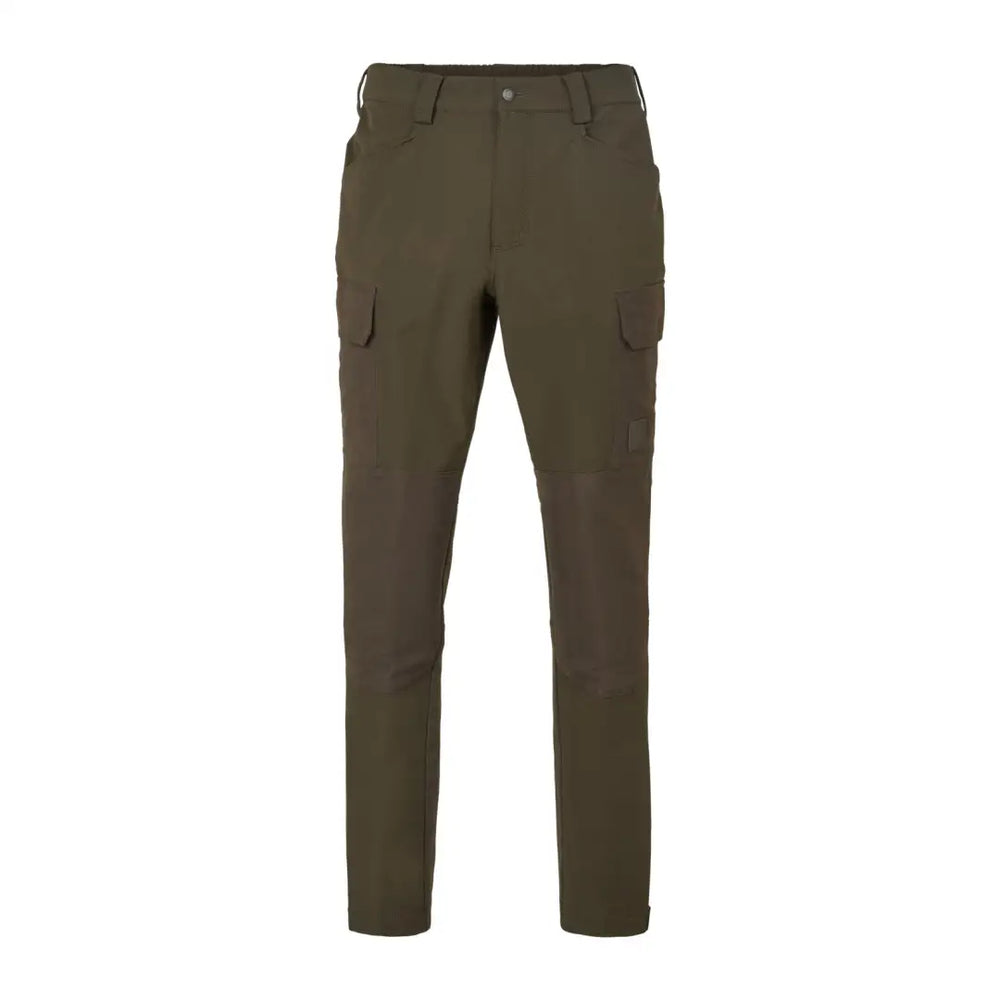 Harkila Hill Trousers - Willow Green/Brown