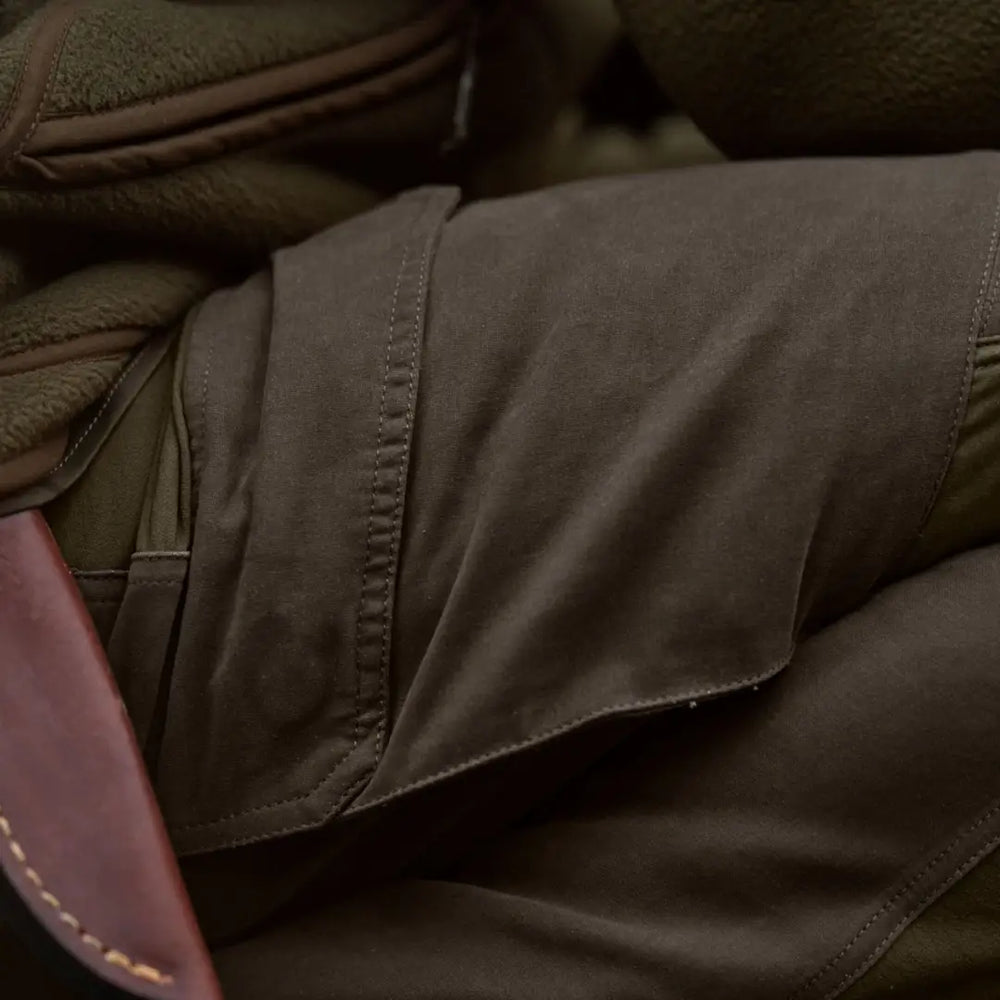 Harkila Hill Trousers - Willow Green/Brown