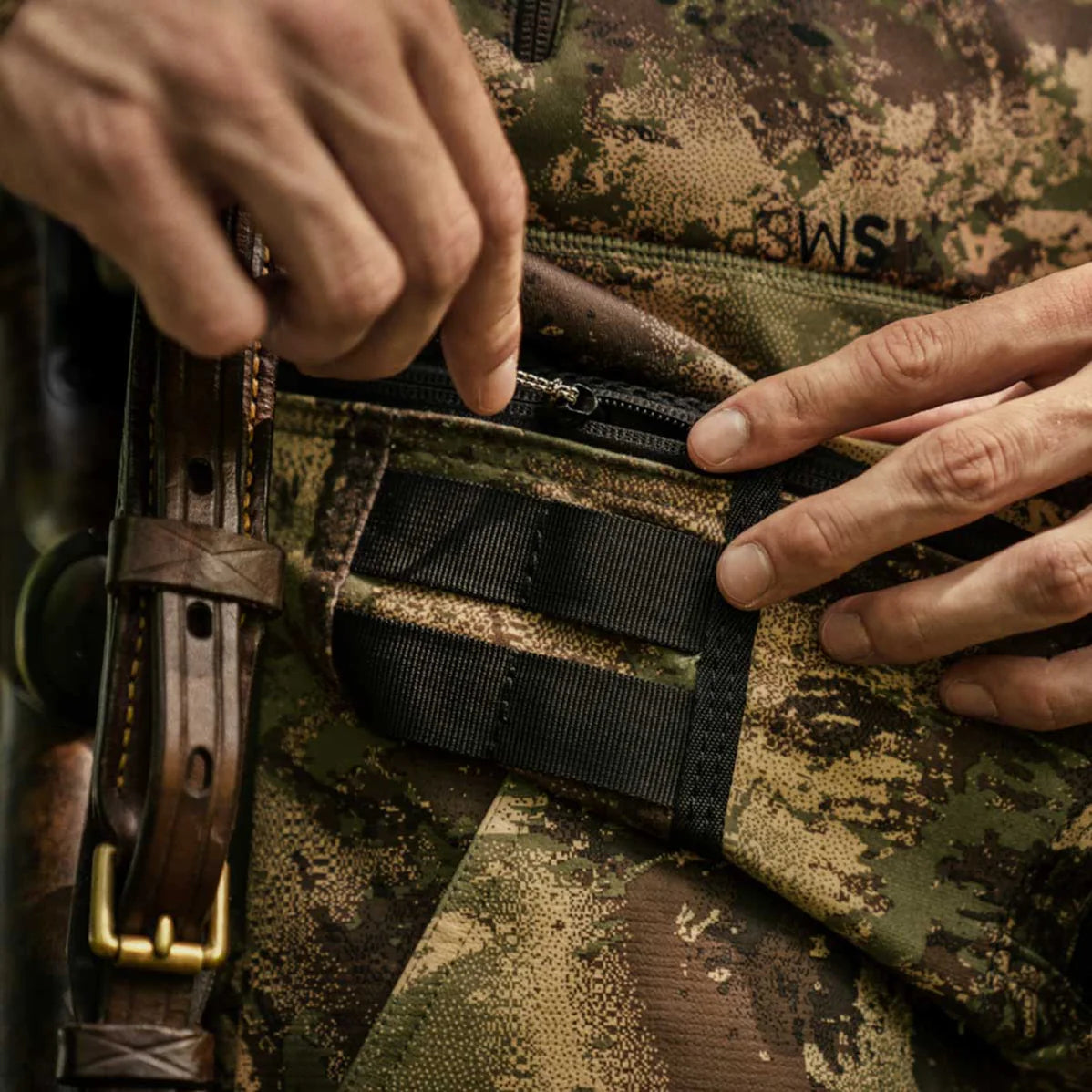 Harkila Deer Stalker Waist Pack - Camo AXIS MSP/Forest Green