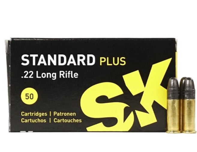 SK Standard Plus 22LR Rifle Ammunition Bullets