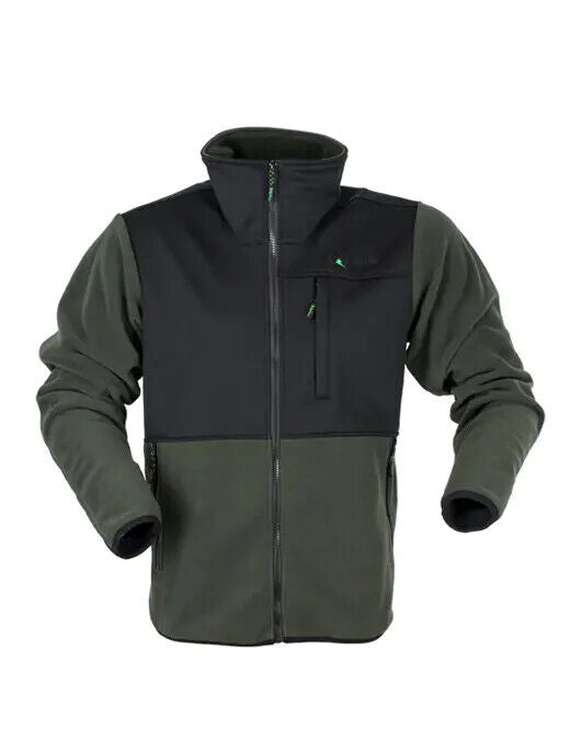 Ridgeline Kids Hybrid Fleece Jacket - Olive/Black