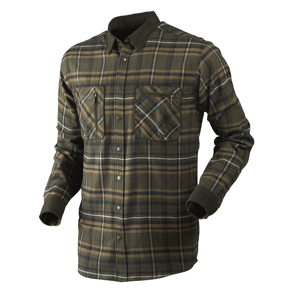 Harkila Pajala Shirt - Willow Green Check