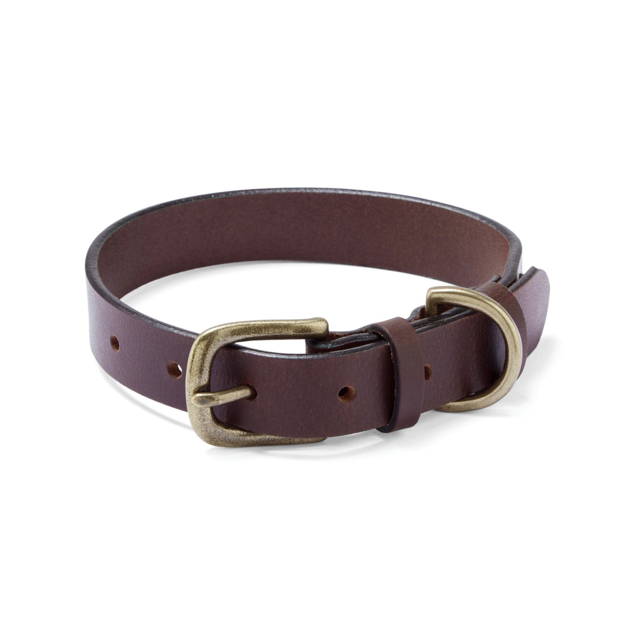 Le Chameau Dog Collar - Marron Fonce