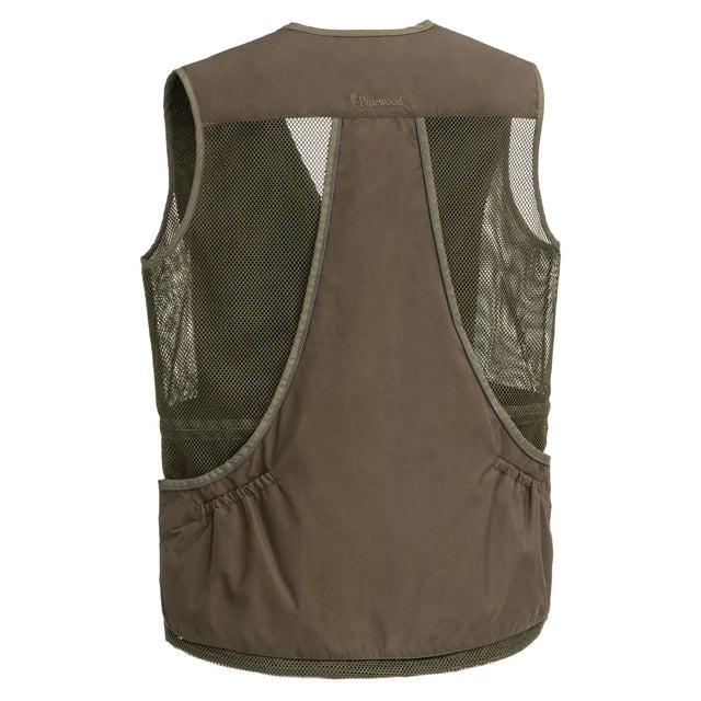 Pinewood Men's Dog Sports 2.0 Vest - Suede Brown/Dark Olive