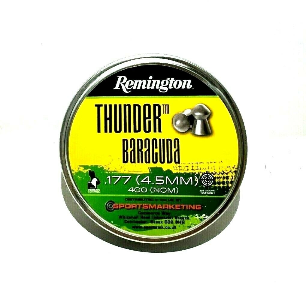 Remington Thunder Baracuda .177 Pellets - 400 Pieces