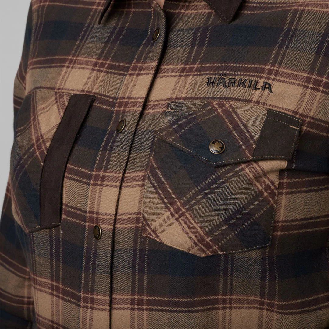 Harkila Ladies Aivak Shirt - Burgundy