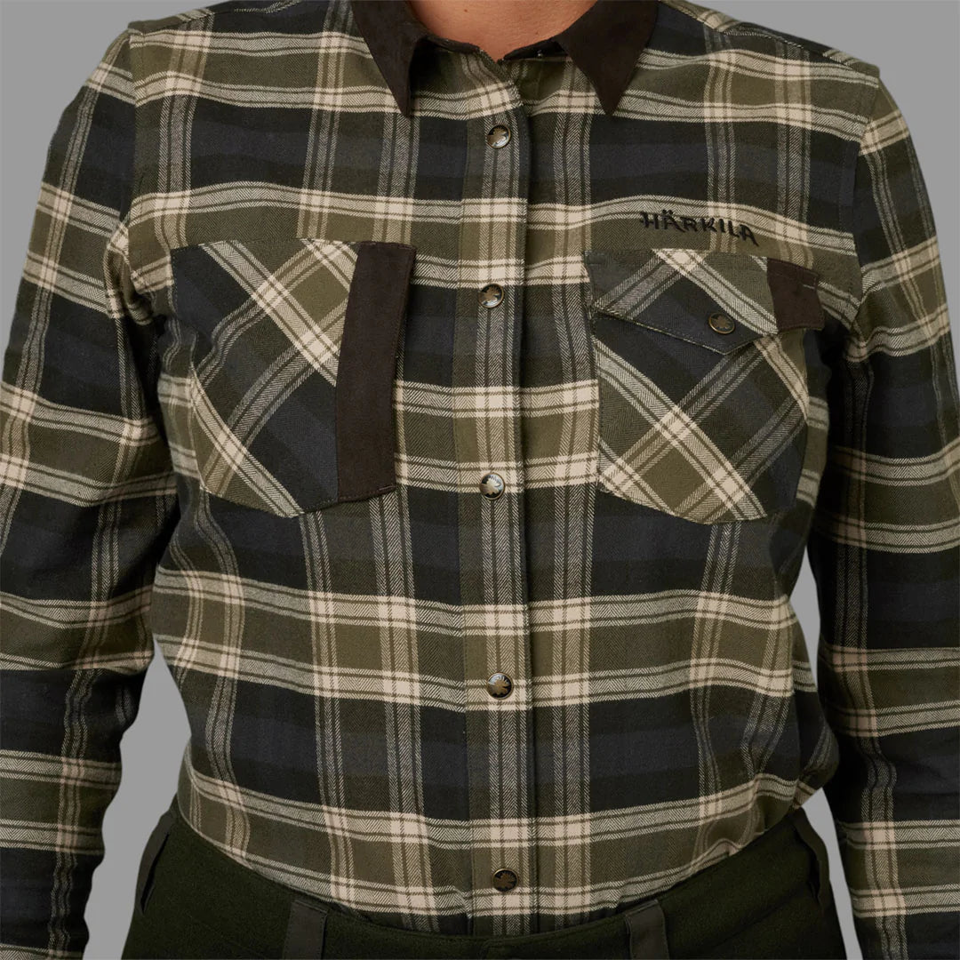 Harkila Ladies Aivak Shirt - Olive Green