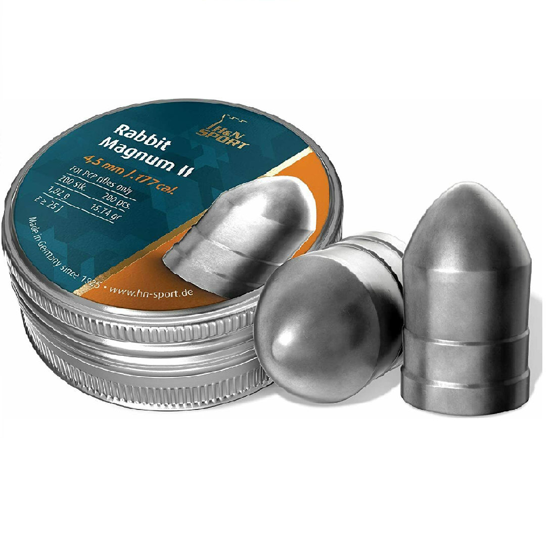 H&N Sport Rabbit Magnum II 4,5mm .177 Cal Airgun Pellets