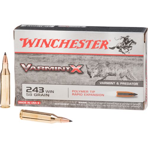 Winchester Varmint X Polymer 243 58 Grain