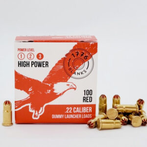 .22 1776 Blanks - Single box of 100 Blanks For Dummy Launcher High Power