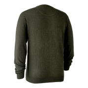 Deerhunter Kingston Knit with V-Neck - Green Melange (356)