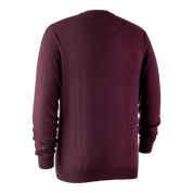 Deerhunter Kingston Knit with V-Neck - Burgundy (471)