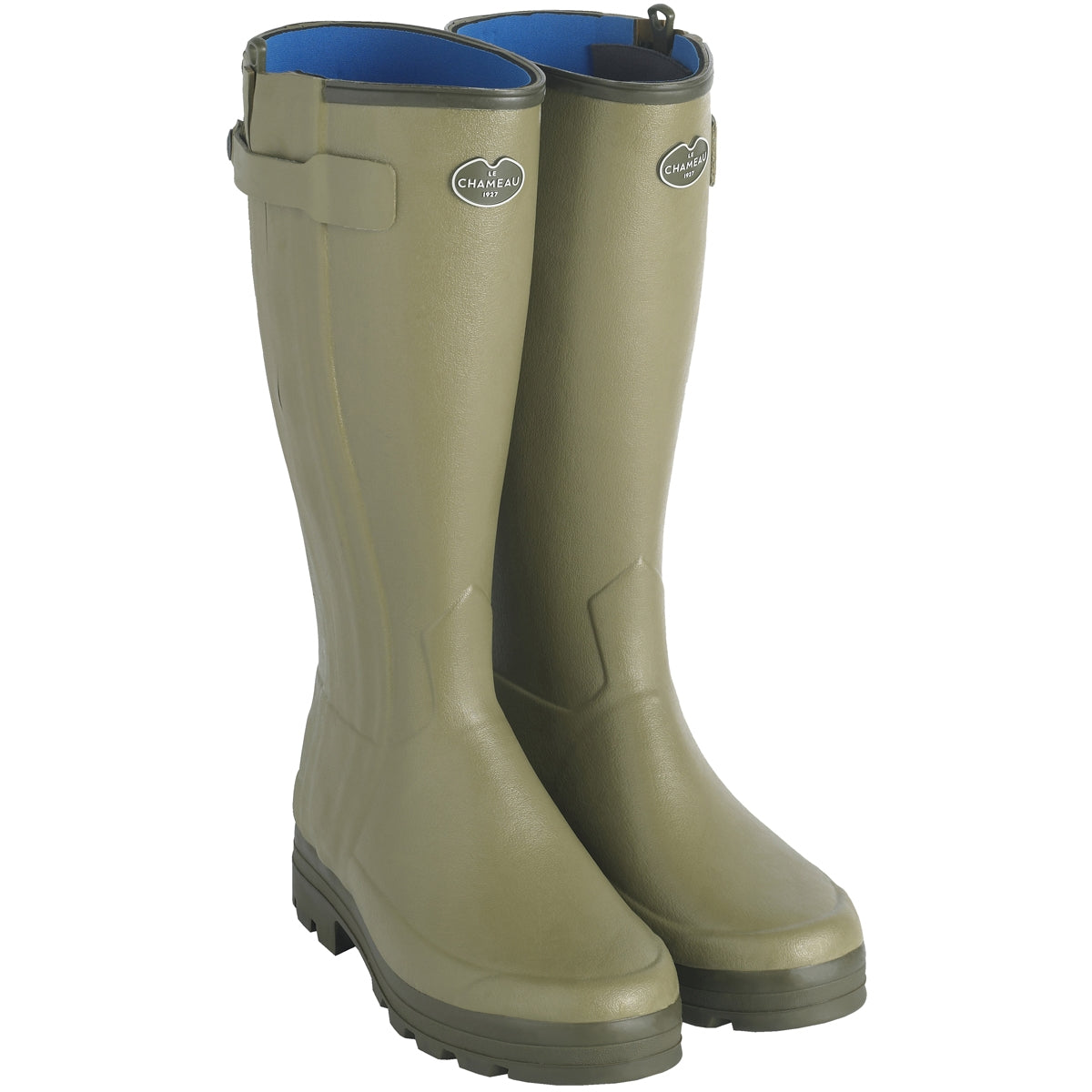 Le Chameau Men's Chasseur Neo Wellington Boots - Vert Vierzon