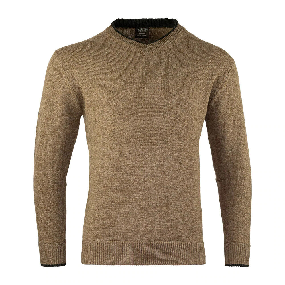Jack Pyke Ashcombe V-Neck Pullover - Barley