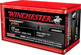 Winchester 17 HMR 17 Grain Polymer Tip Bullets