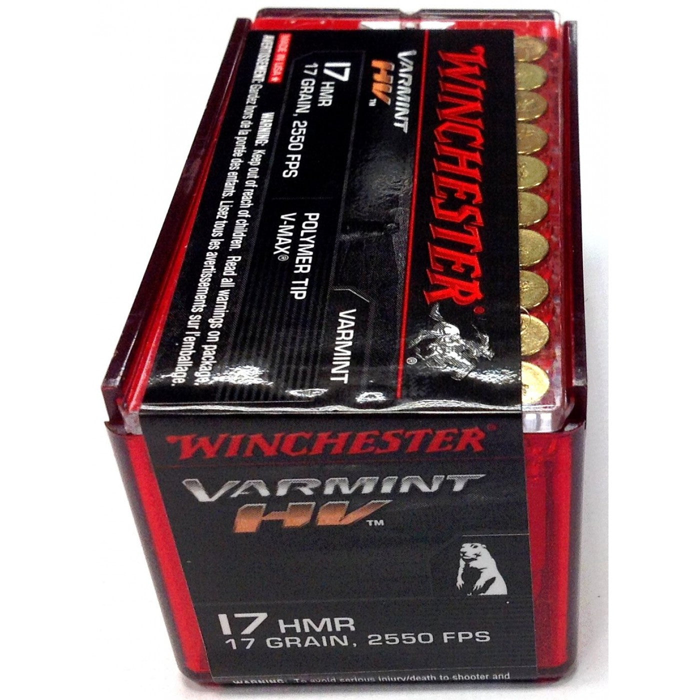 Winchester 17 HMR 17 Grain Polymer Tip Bullets